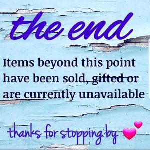 All items from here are sold